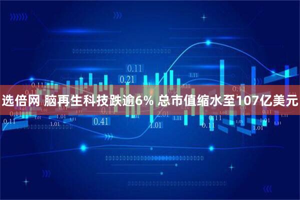 选倍网 脑再生科技跌逾6% 总市值缩水至107亿美元